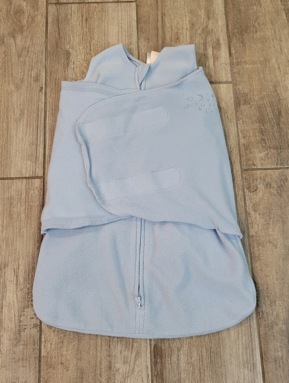 Halo Fleece Sleep Sack Swaddle Size Newborn 0-3 Months Blue